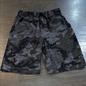 Timberland Black and Gray Shorts